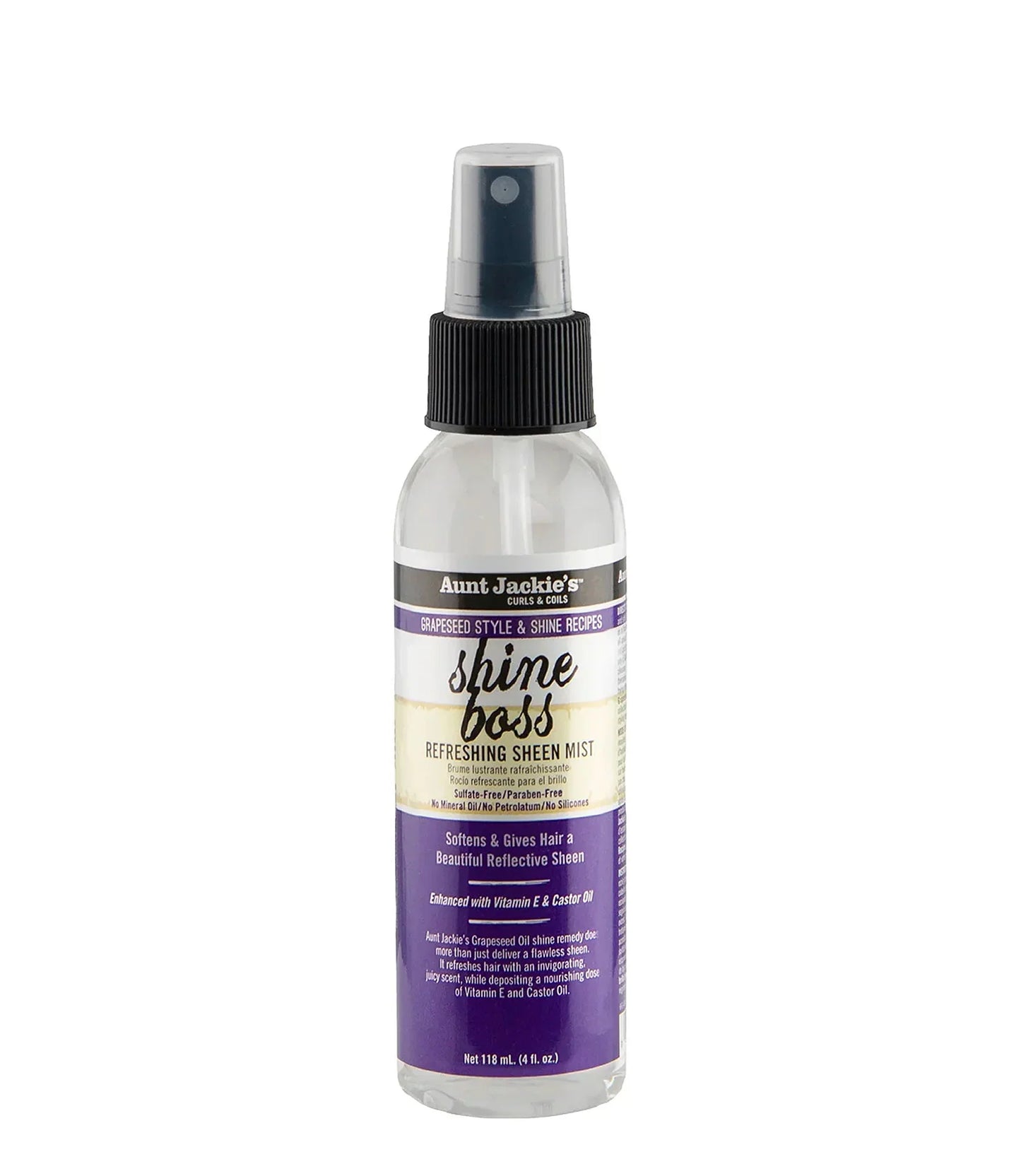AUNT JACKIES shine boss refreshing sheen mist 4oz